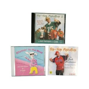 Hip-Hop AlphaBop Jack Hartmann CD Set Rhymin to the Beat